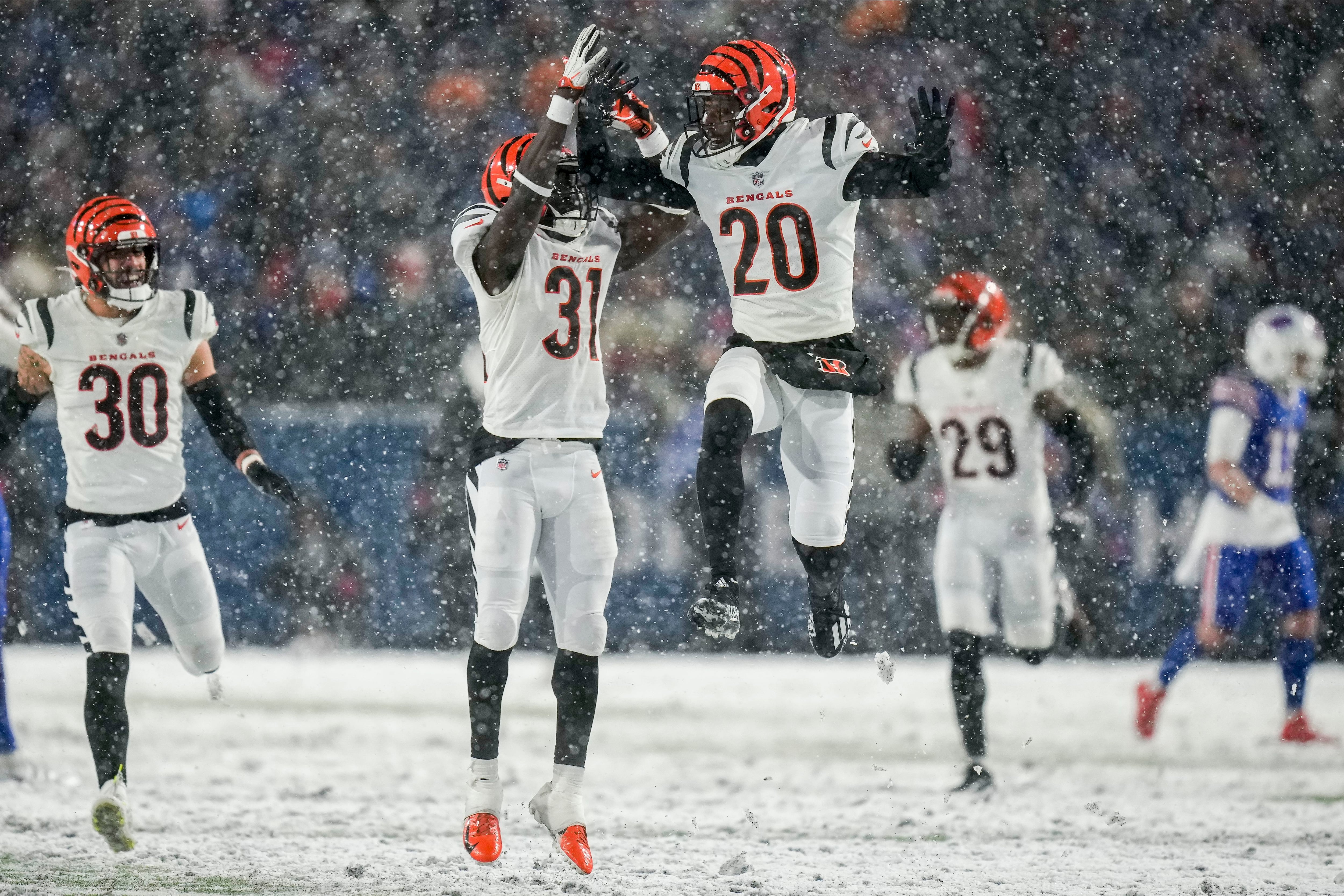 Bengals bounce Bills in the snow, advance to second straight AFC  Championship Game