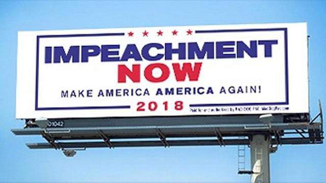 Billboard calling for President Trump impeachment going up near Mar-a-Lago