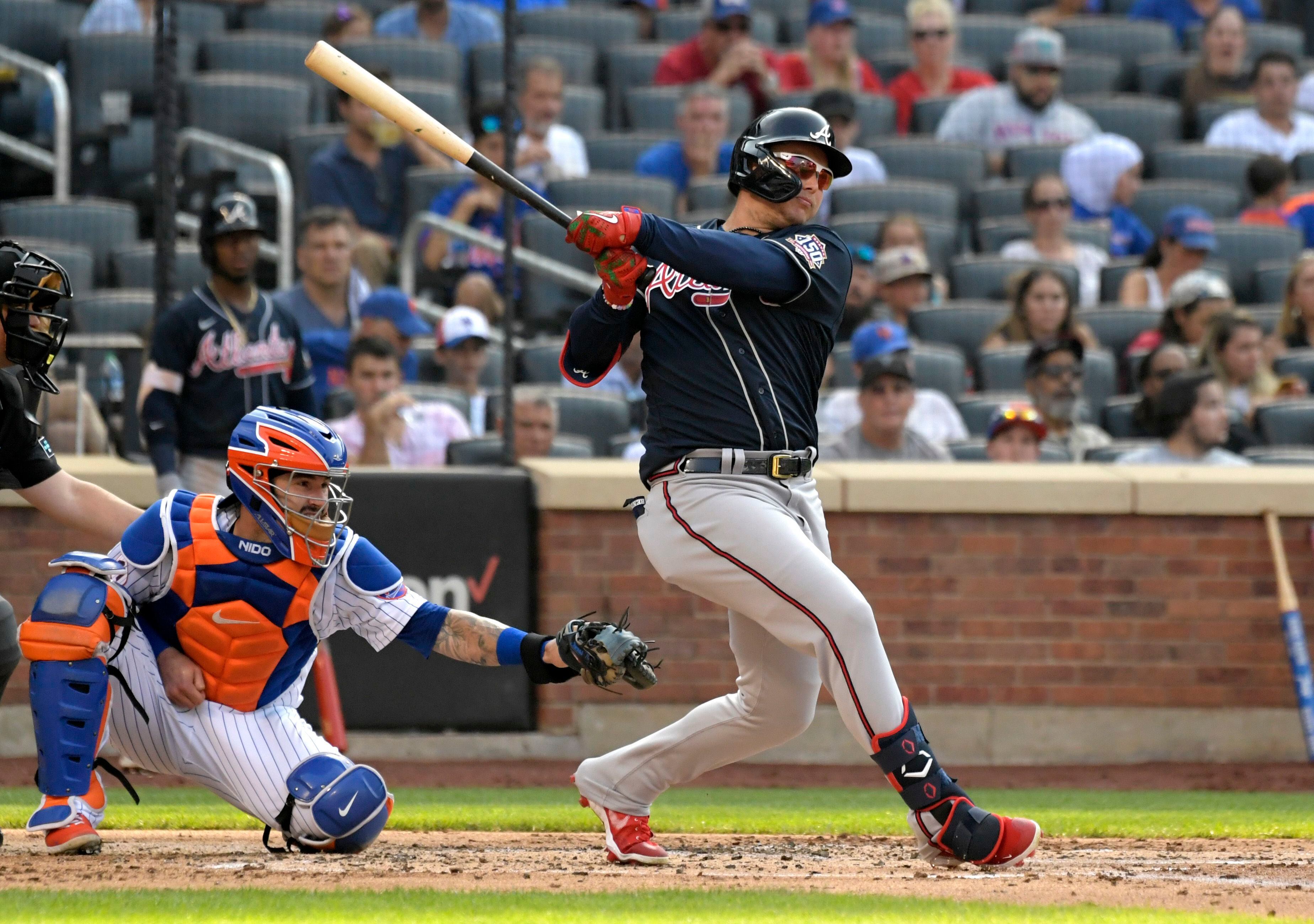 Orlando Arcia, Stephen Vogt start for Braves in Game 1 against