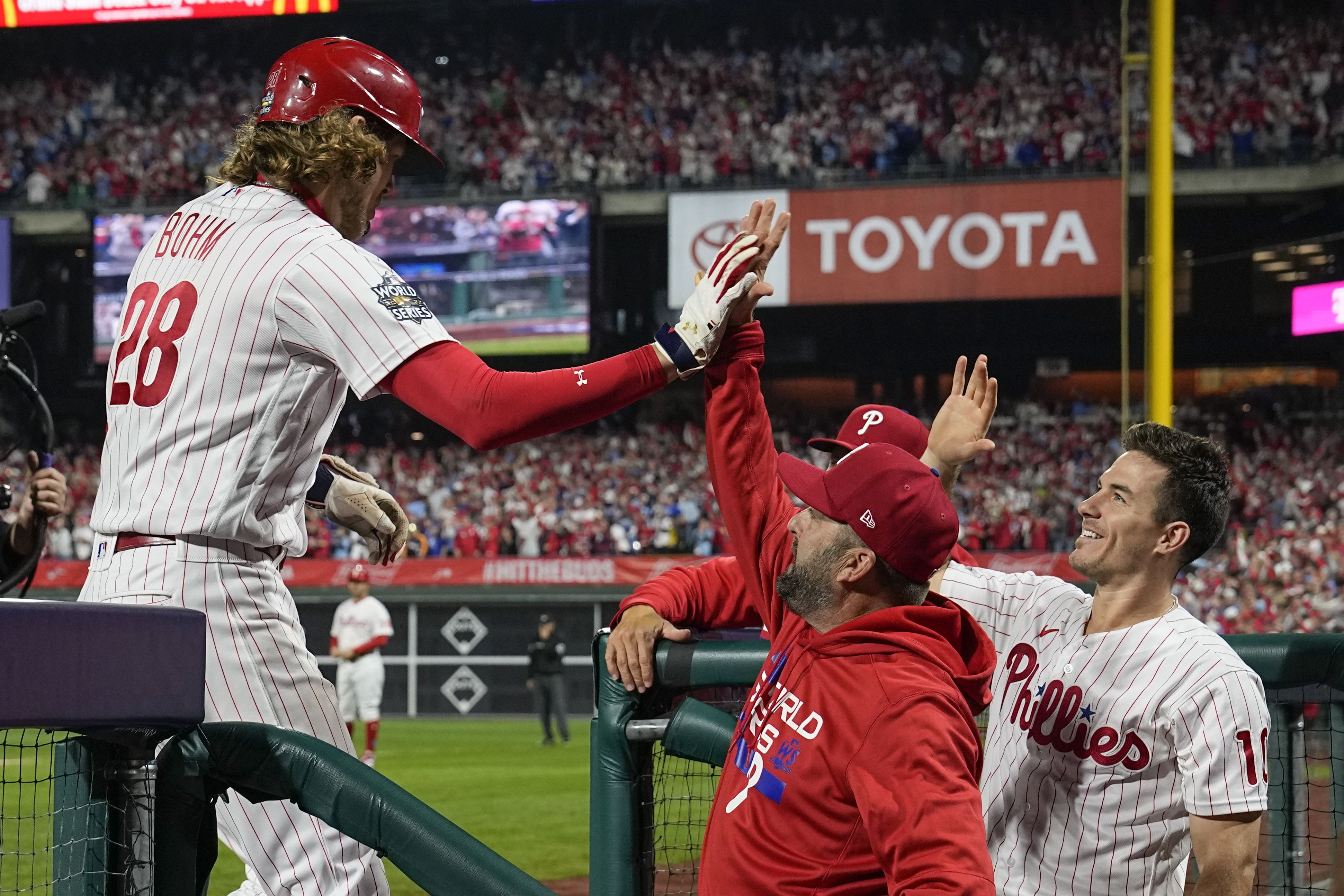 Tipped pitches, a secret message from Bryce Harper? Phillies find another  edge at home to take World Series lead