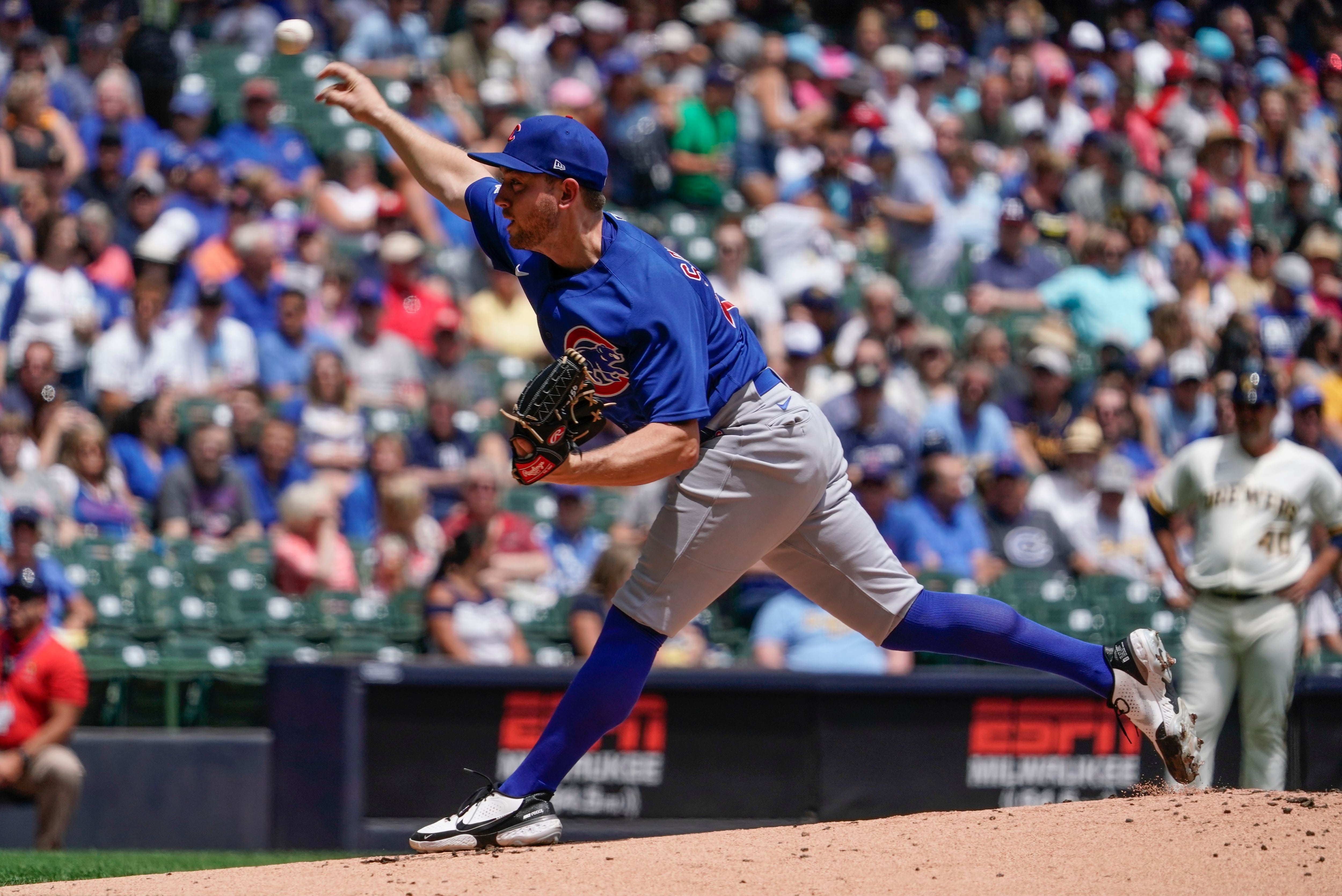 Keston Hiura homers twice as Brewers beat Cubs 5-2