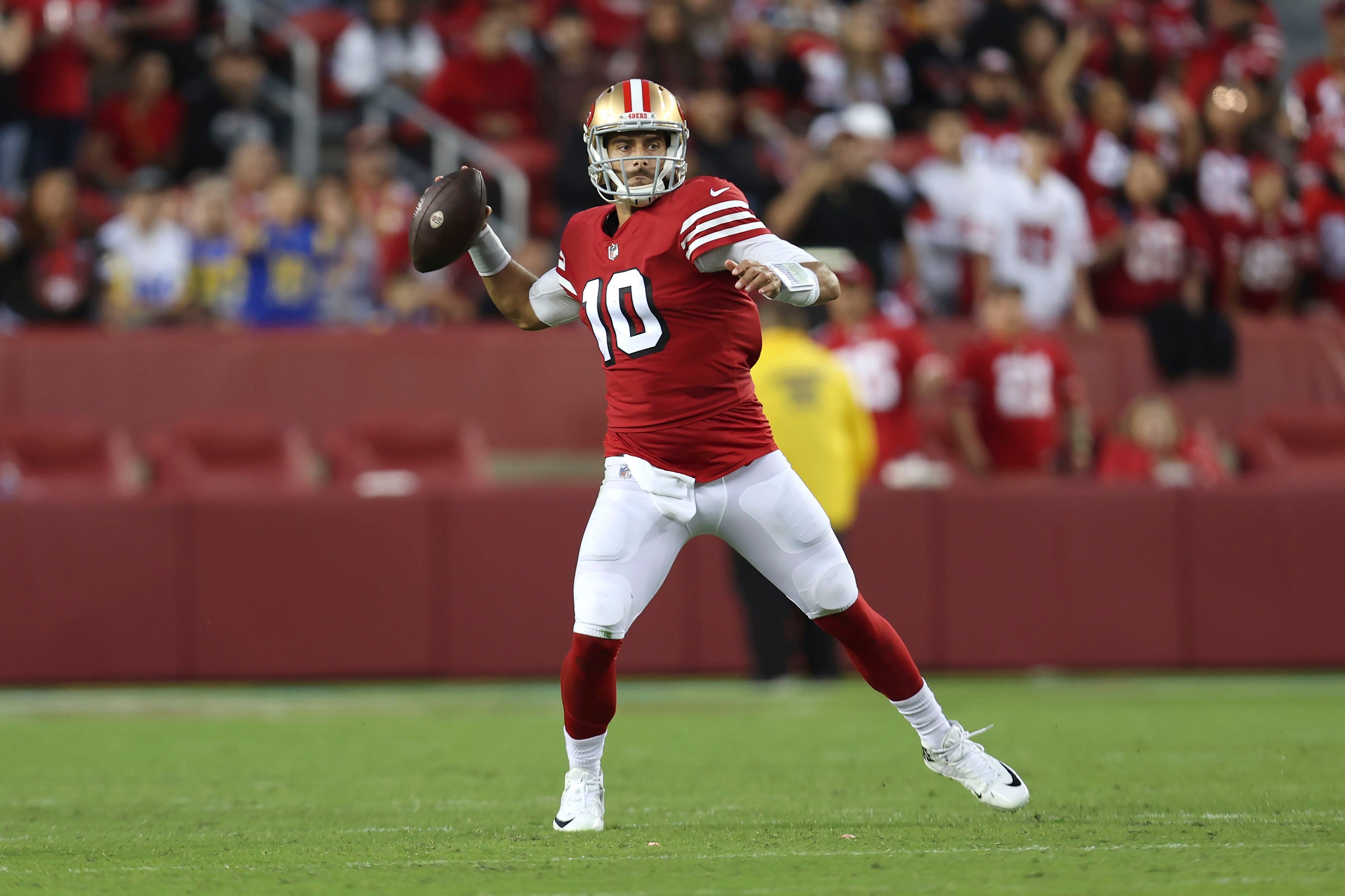 Matthew Stafford – and protestor – mauled as 49ers beat Los