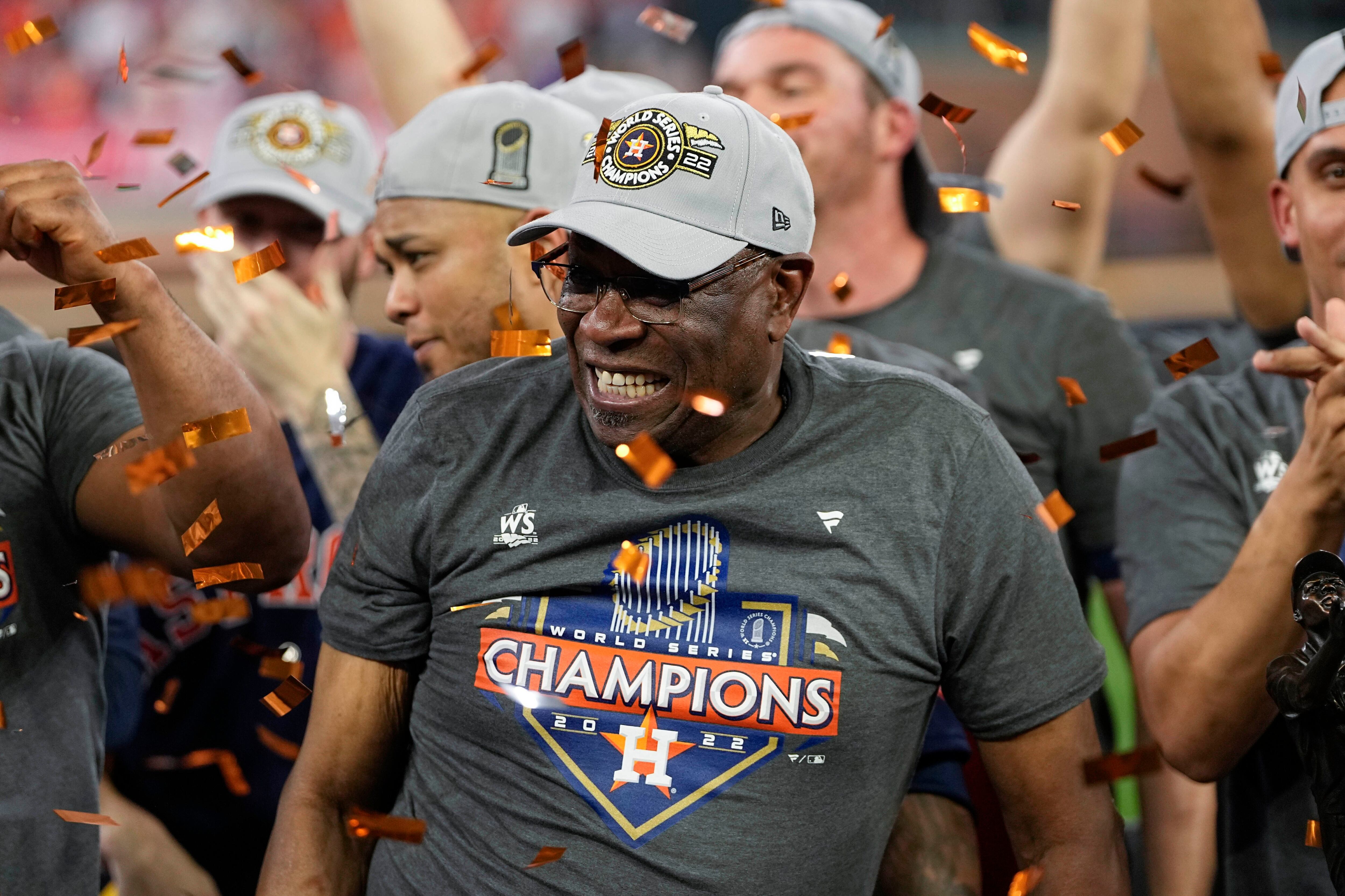 Bruce Bochy and Dusty Baker show respect