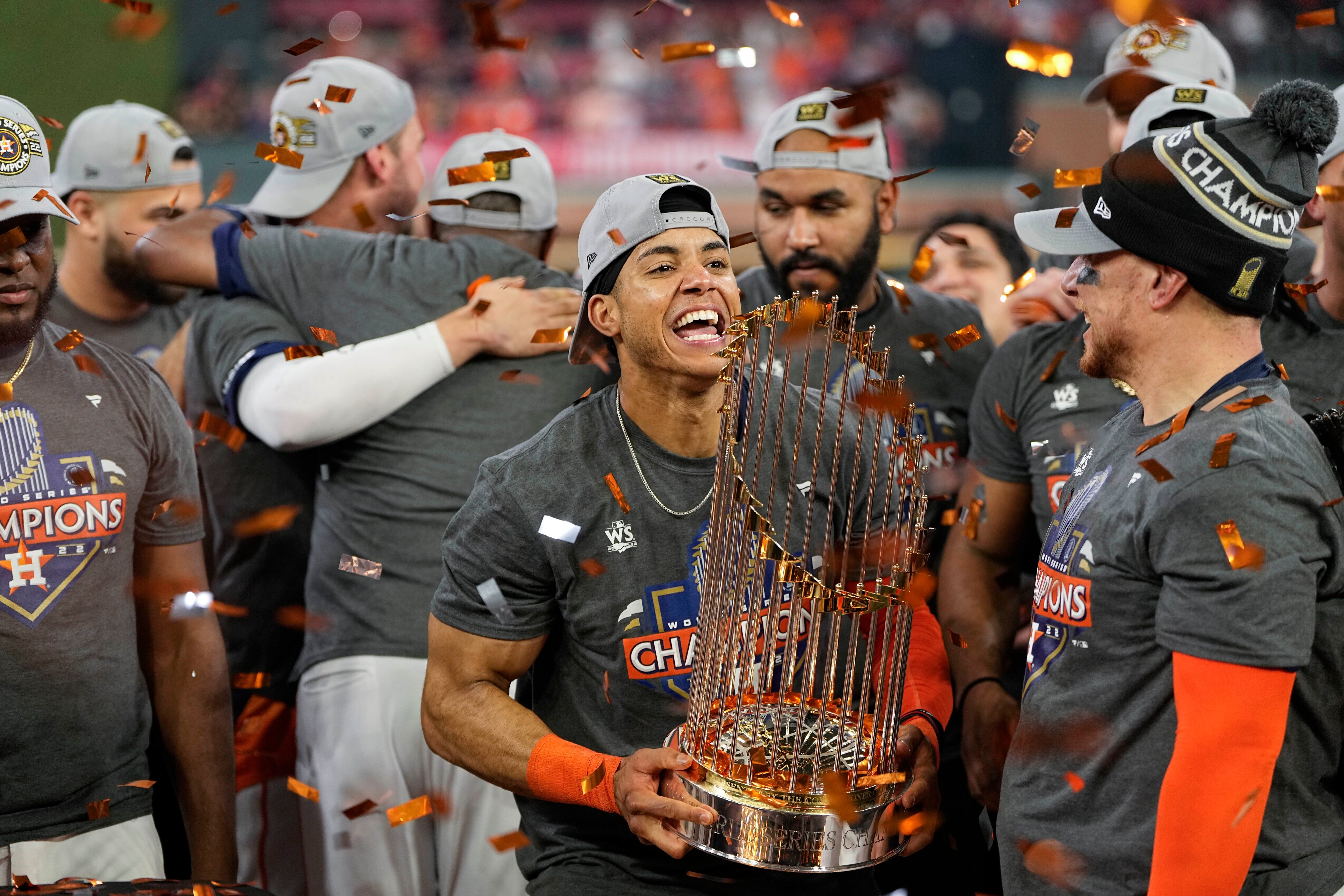 Six Houston Astros Declared Free Agents Following 2022 World