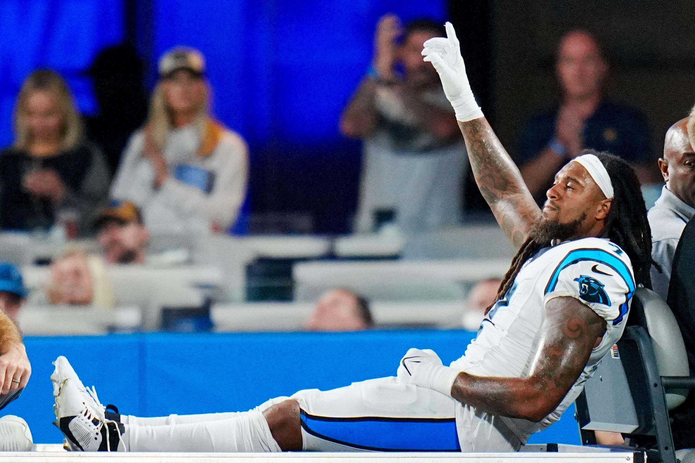 Derek Carr and spectacular one-handed catch from Chris Olave lead Saints to  20-17 win over Panthers on Monday Night Football