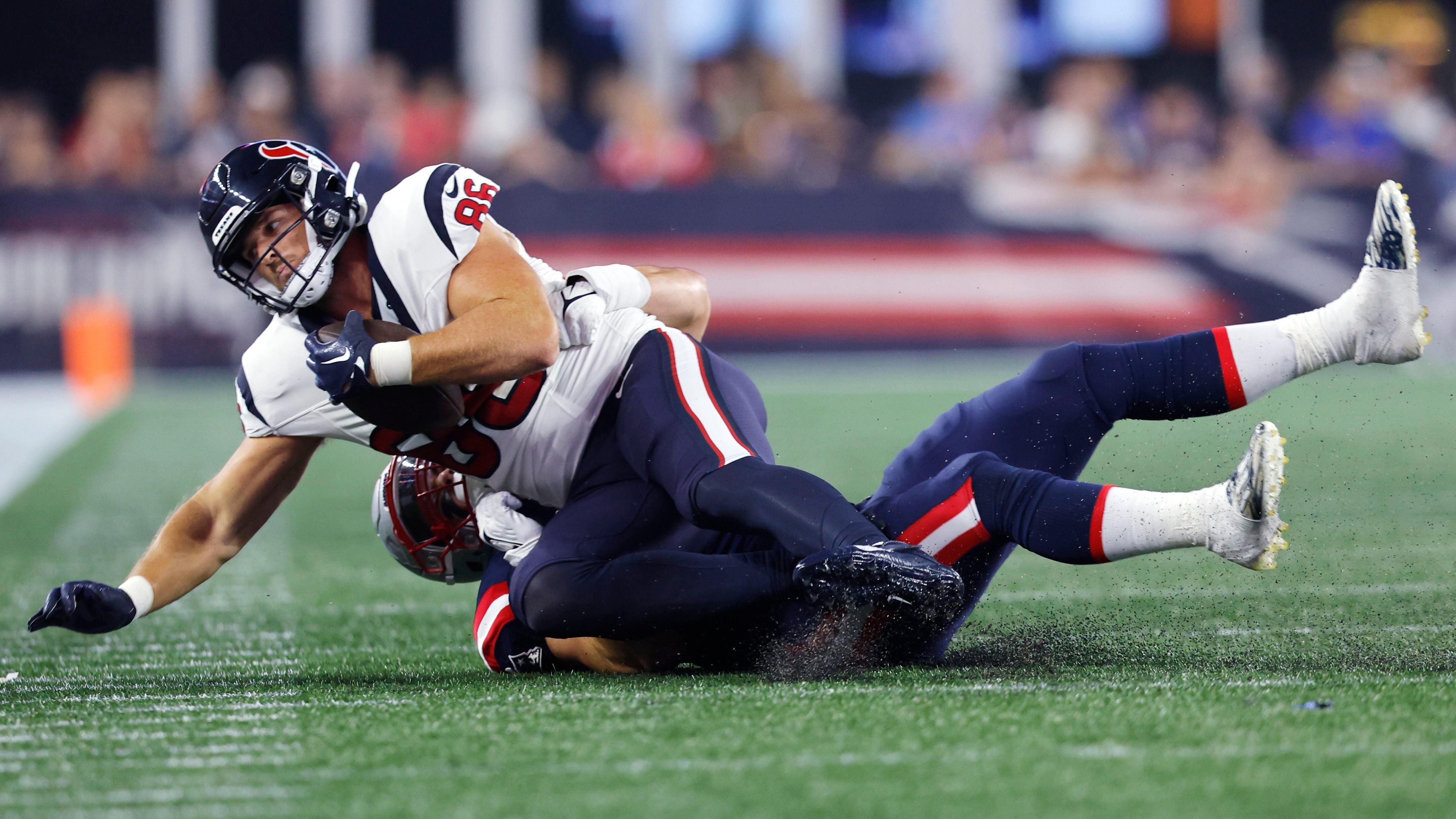 Patriots fall to Texans, 20-9, in shaky pro debut for Houston QB