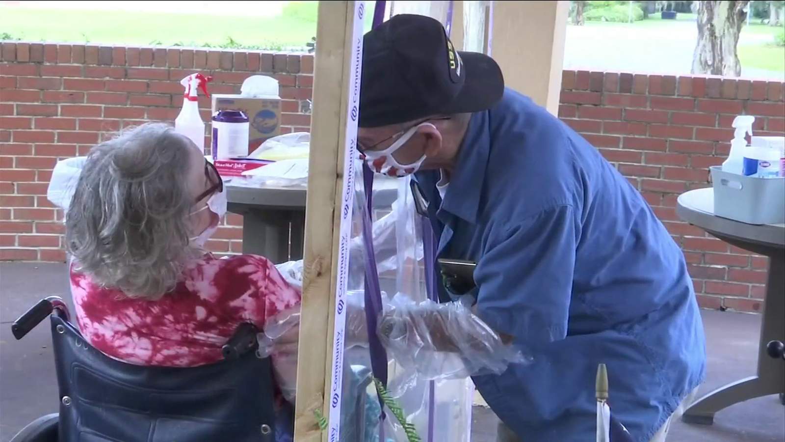 Putnam County couple married for 50 years finally embrace after months apart