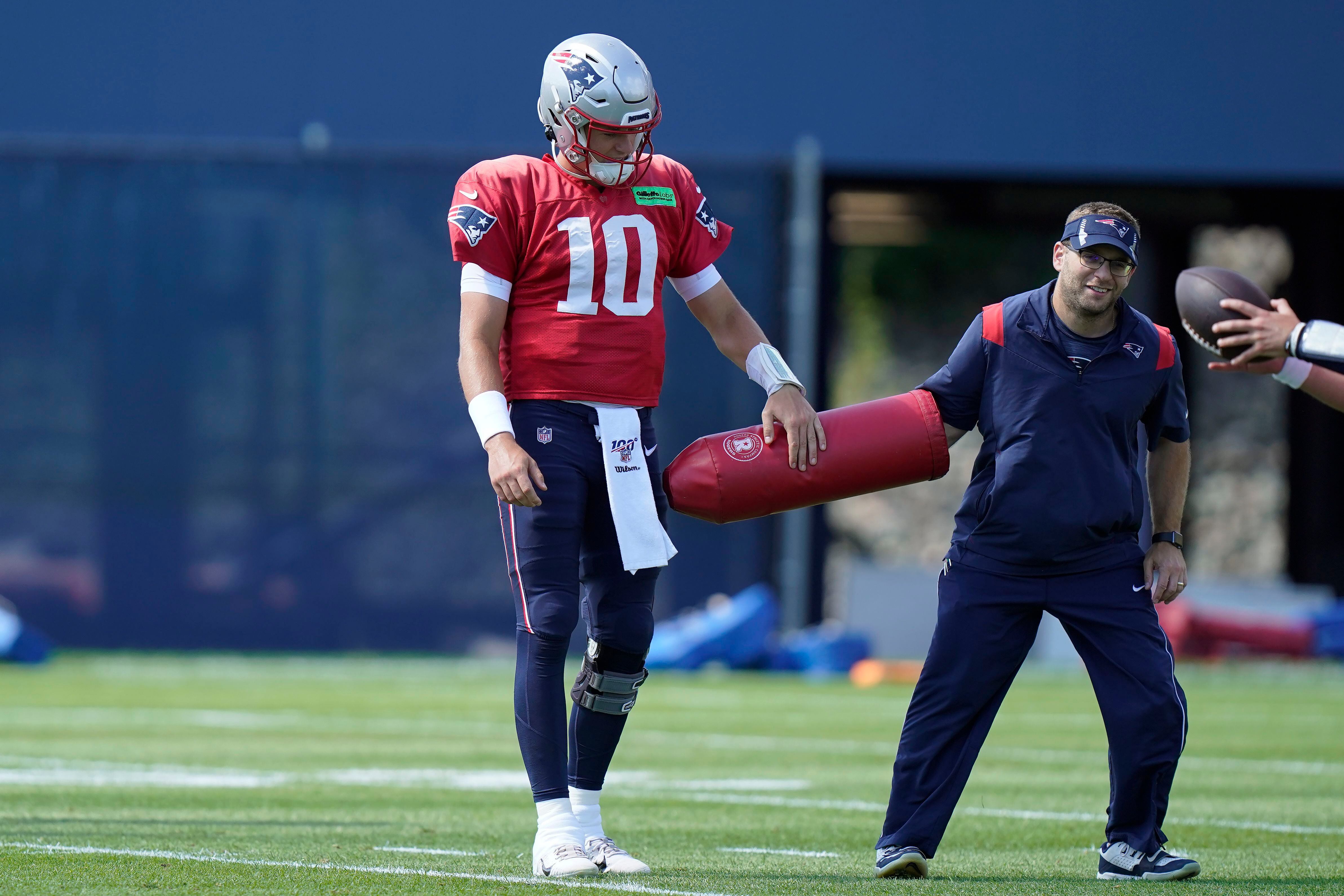 Mac Jones practices again but Brian Hoyer placed on injured