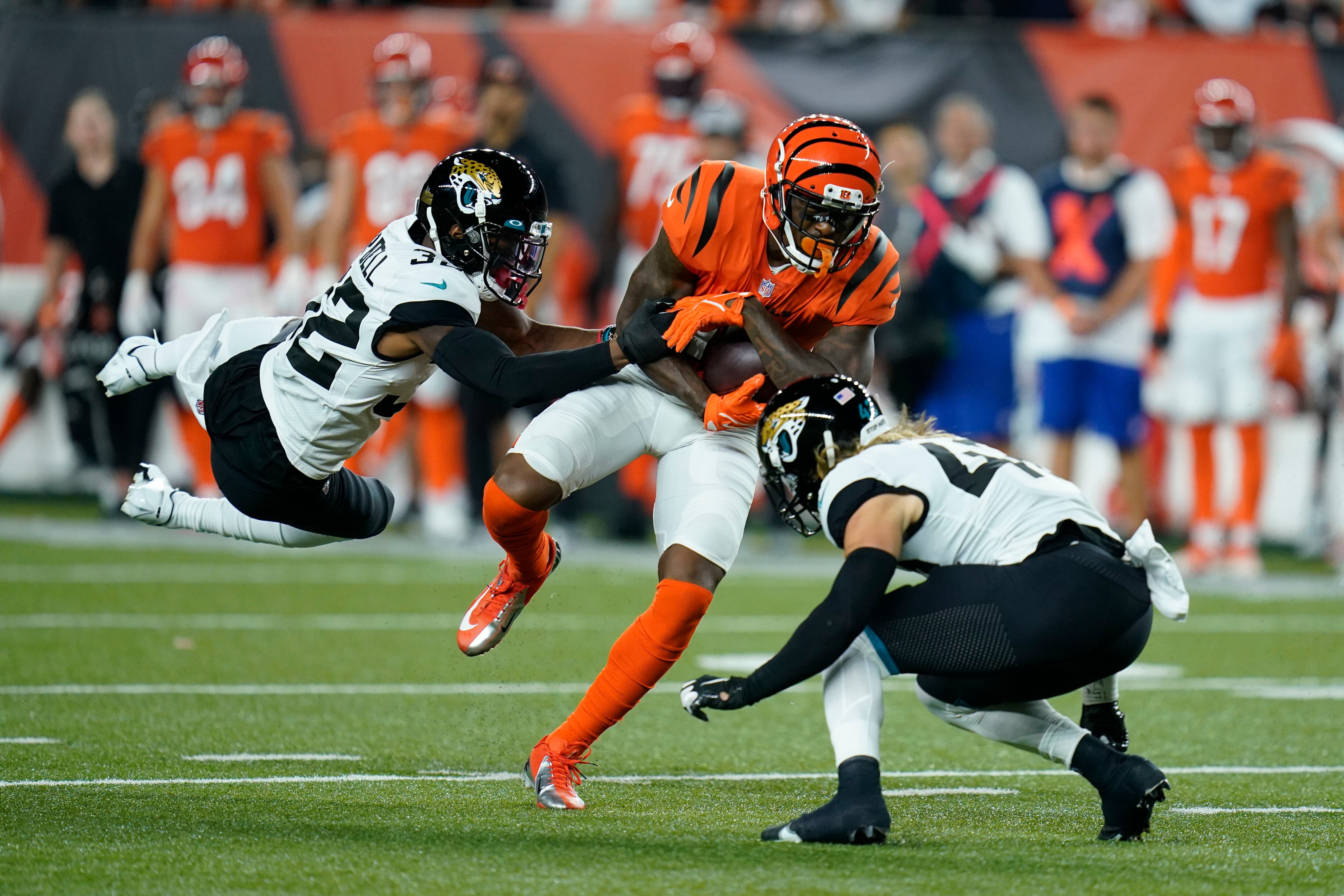 Cincinnati Bengals kicker Evan McPherson's 35-yard field goal