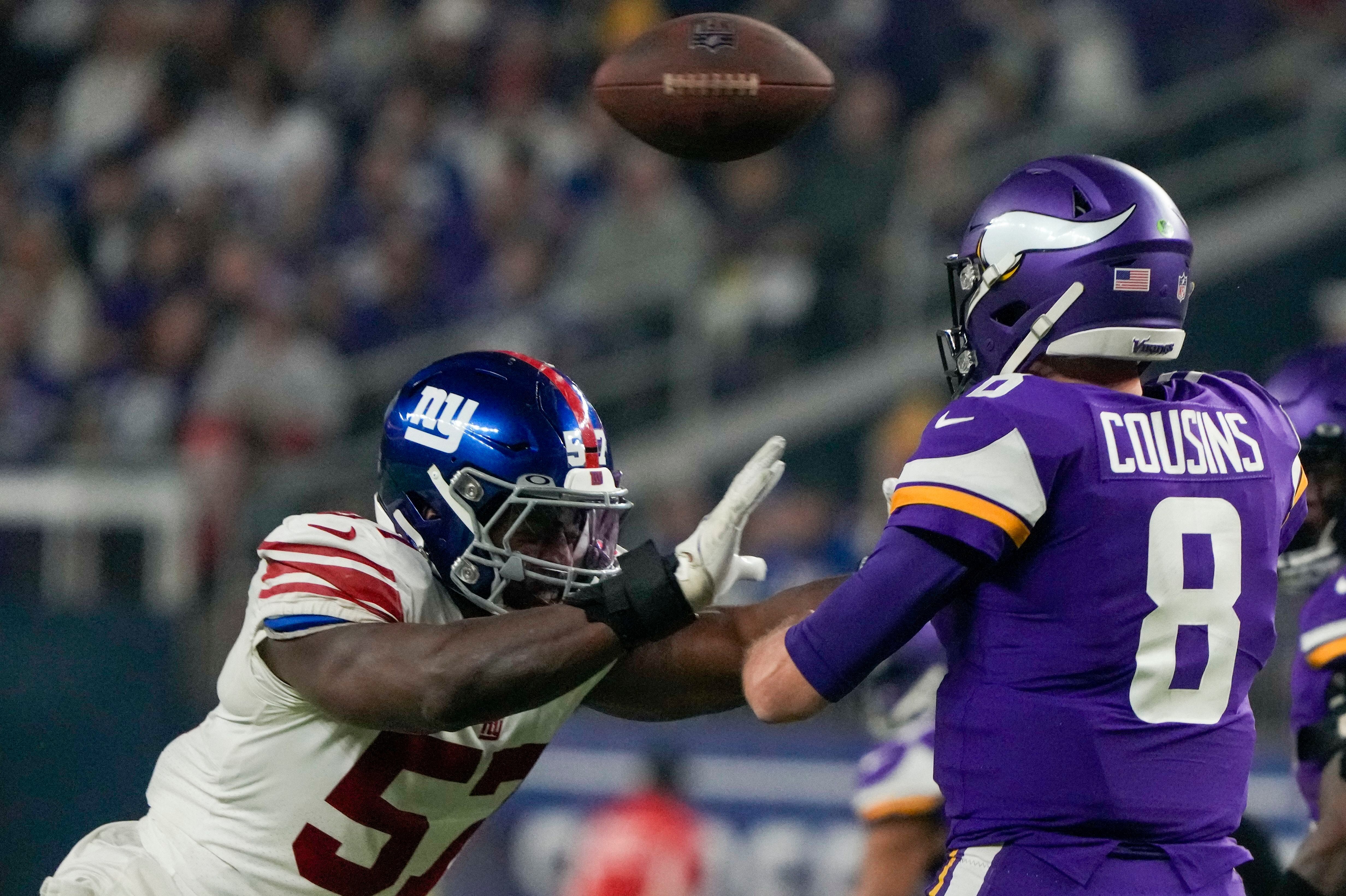 Giants vs. Vikings: What the analytics tell us about the Giants' victory