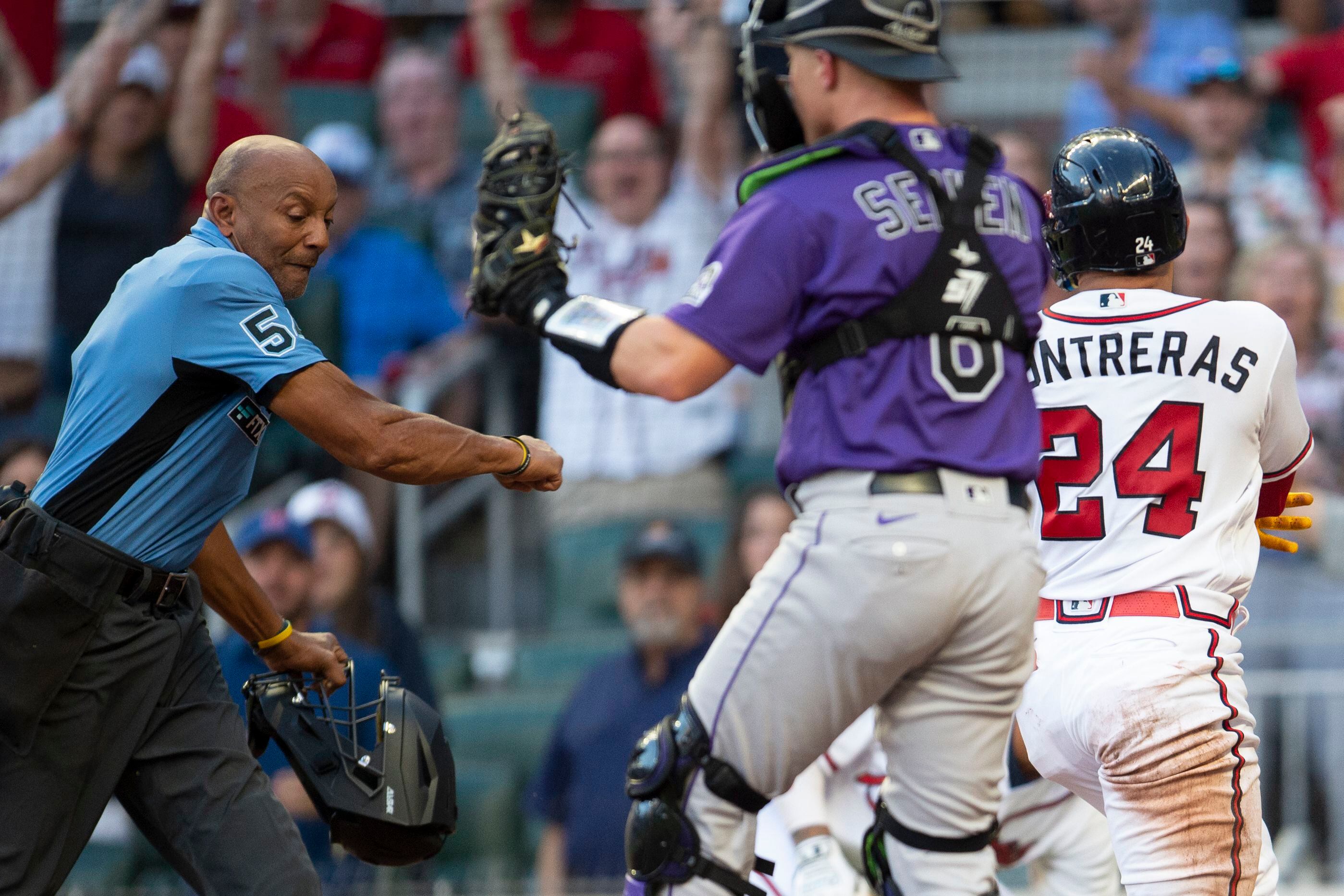 Colorado Rockies catcher Brian Serven shows he belongs in major leagues