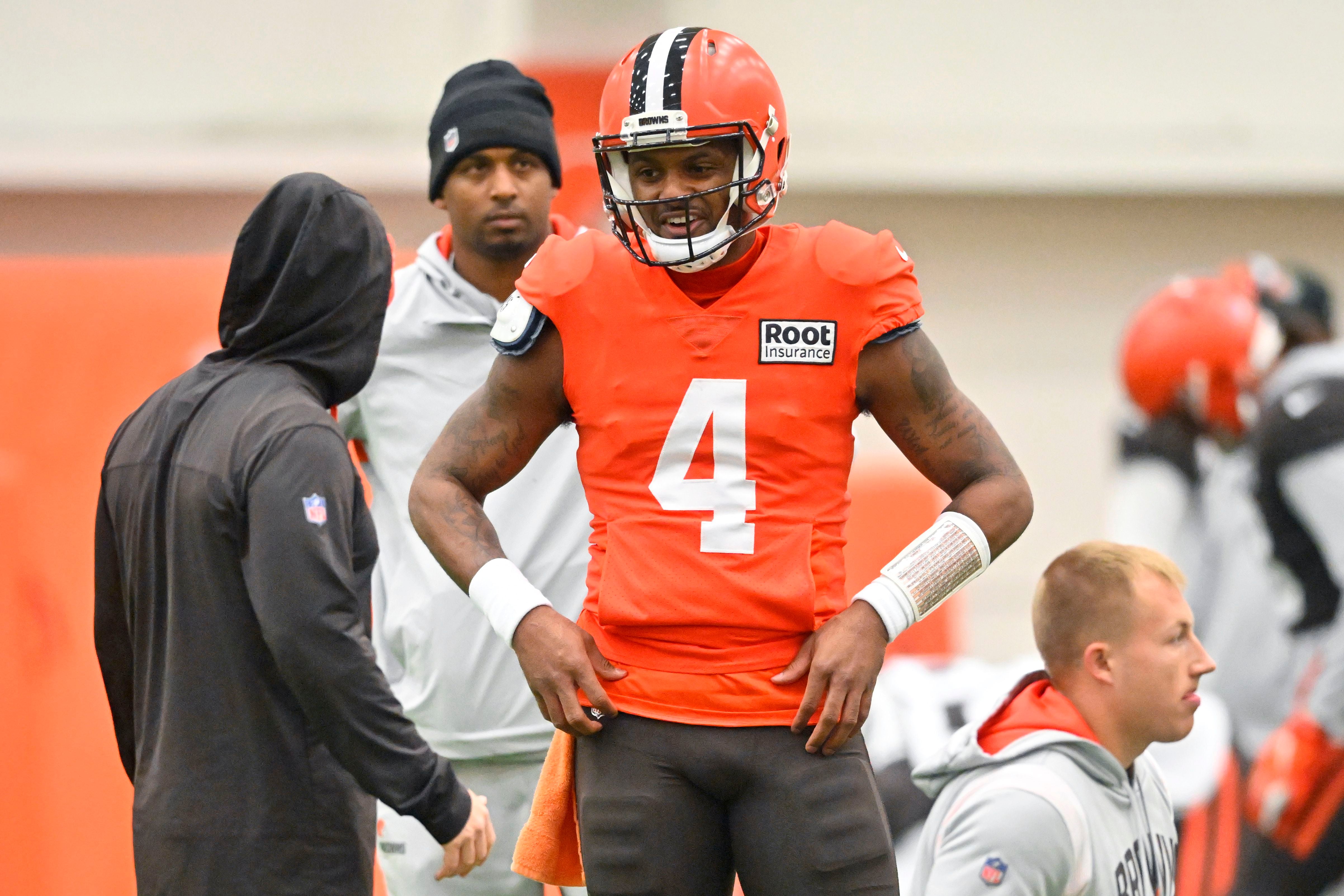 Cleveland Browns QB Jacoby Brissett stepped up with Deshaun Watson