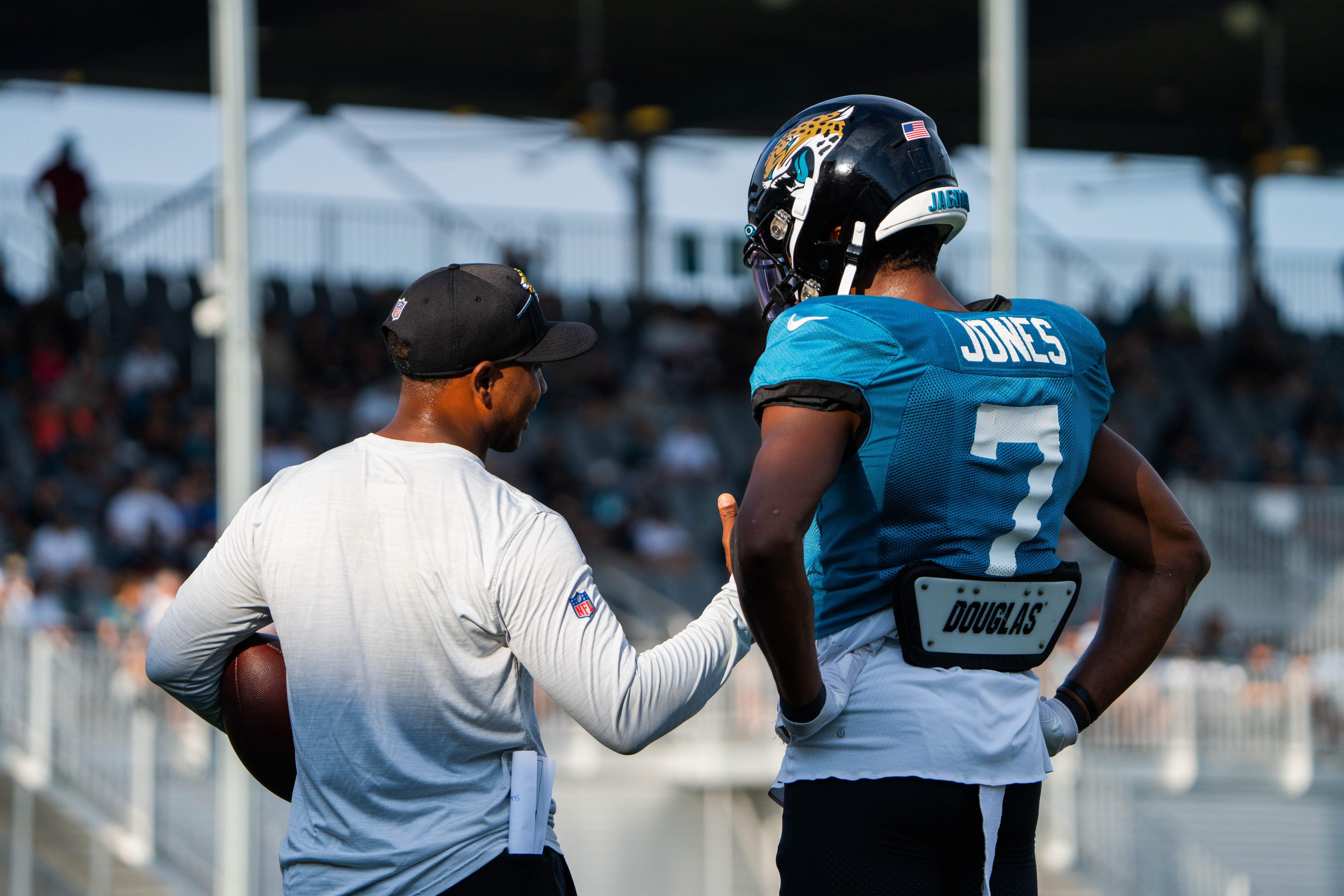 Jacksonville Jaguars first padded practice 2023 Everbank miller center