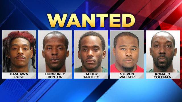 5 Accused Gang Members Sought 41 Others Already Arrested 