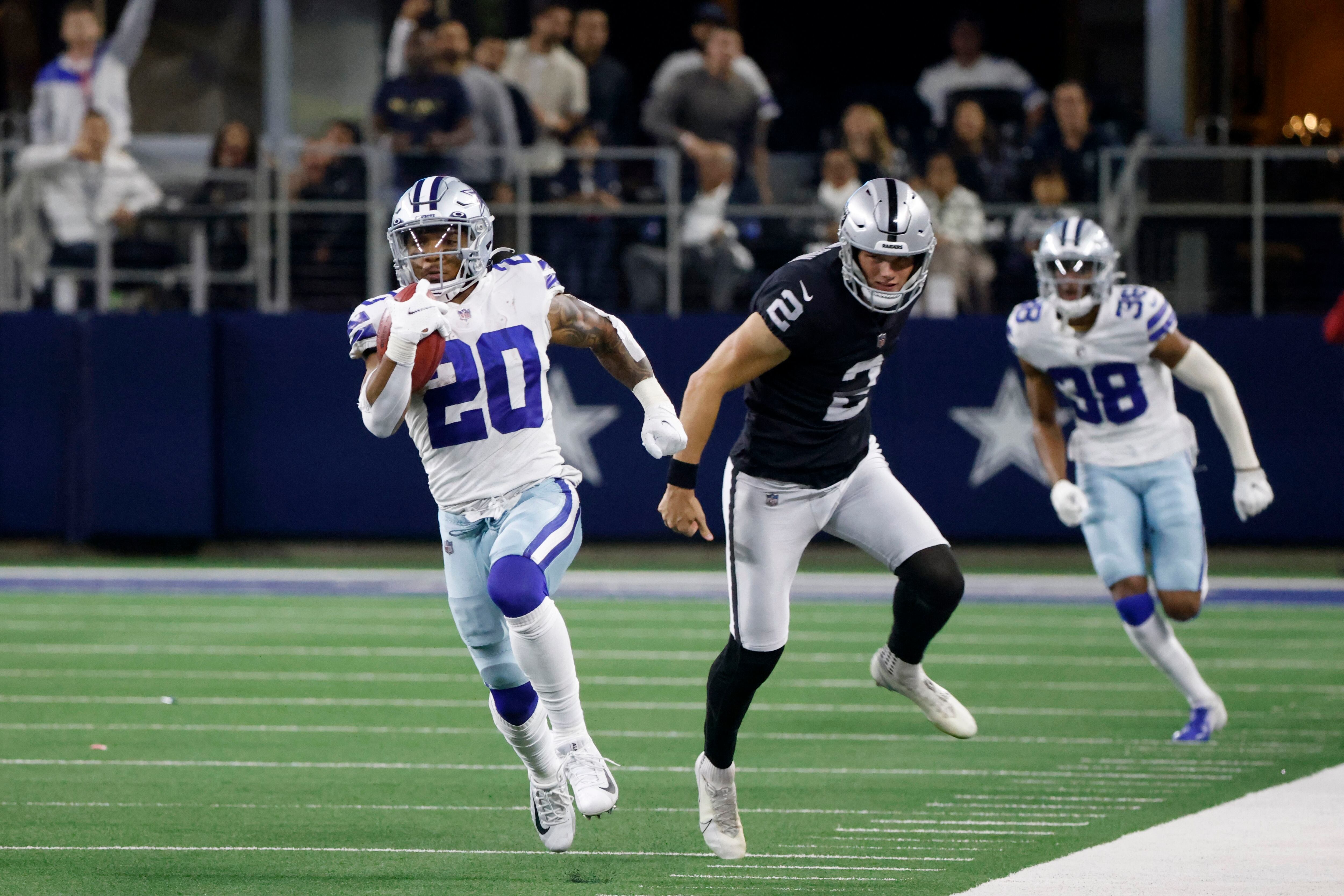 Raiders beat Cowboys 36-33 in OT on field goal after penalty