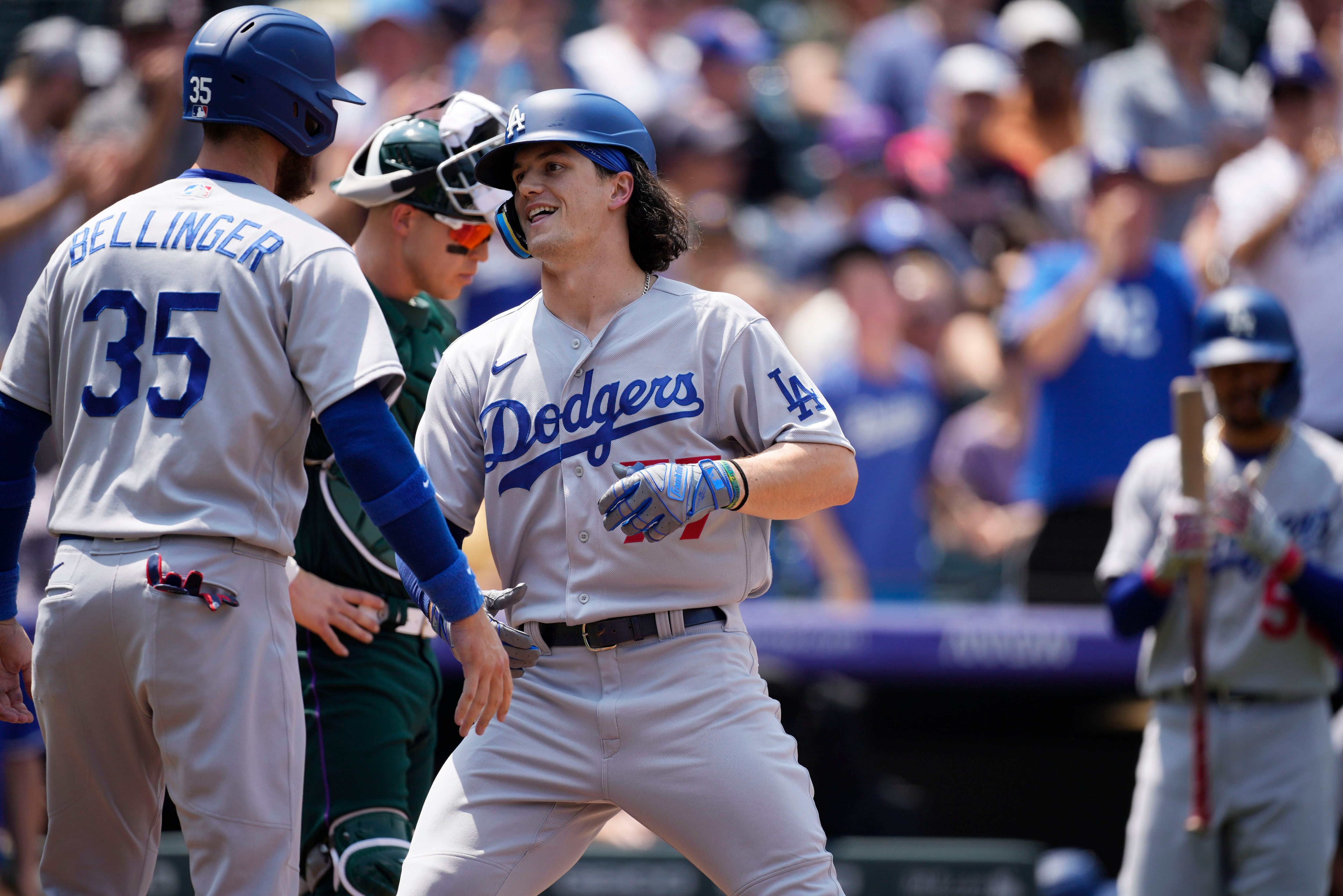 Dodgers 14, Rockies 3: Bats explode for 18 hits, led by J.D.