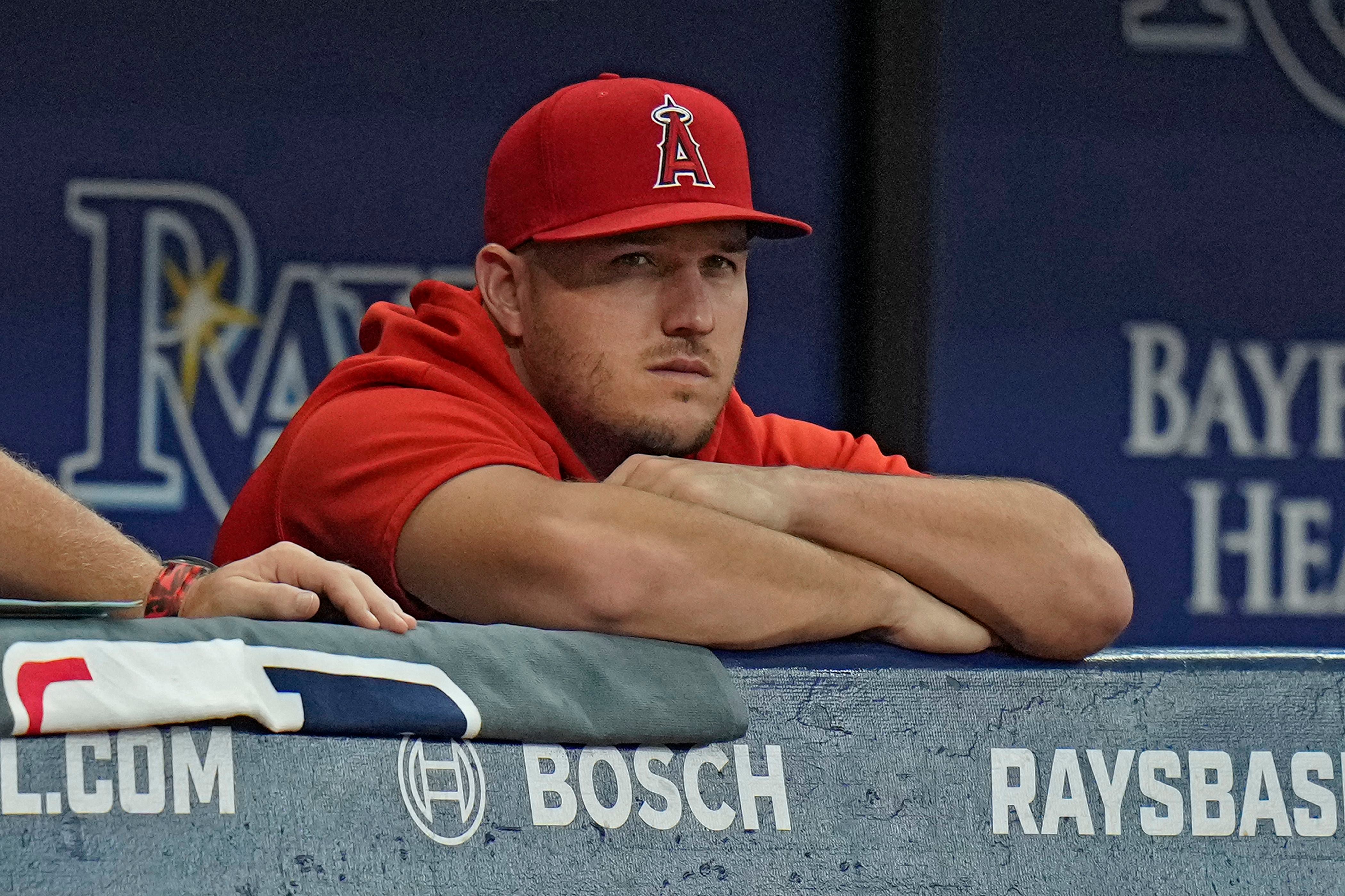 Download American Baseball Player Mike Trout Wallpaper