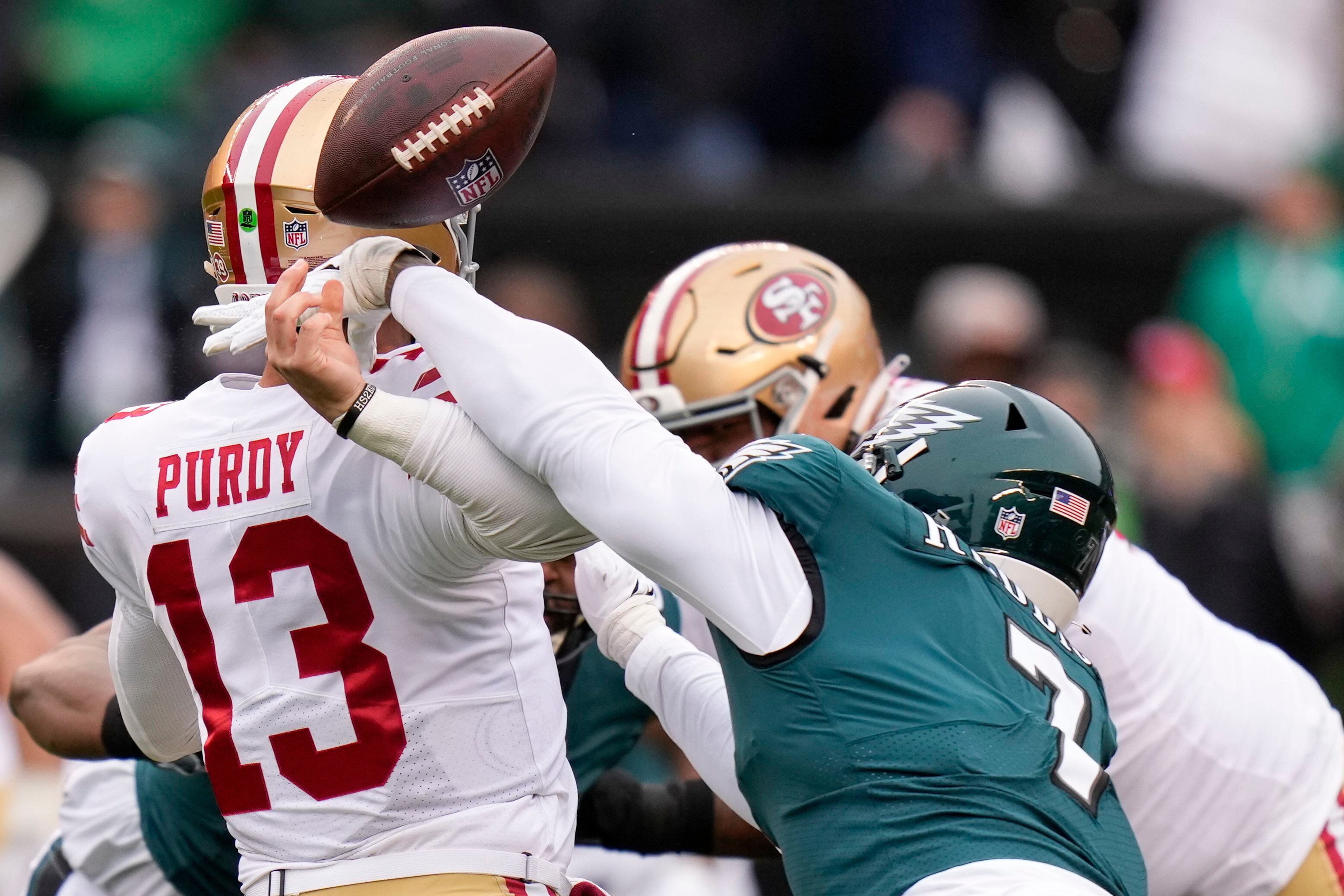 Brock Purdy, 49ers ousted by Eagles in NFC title game