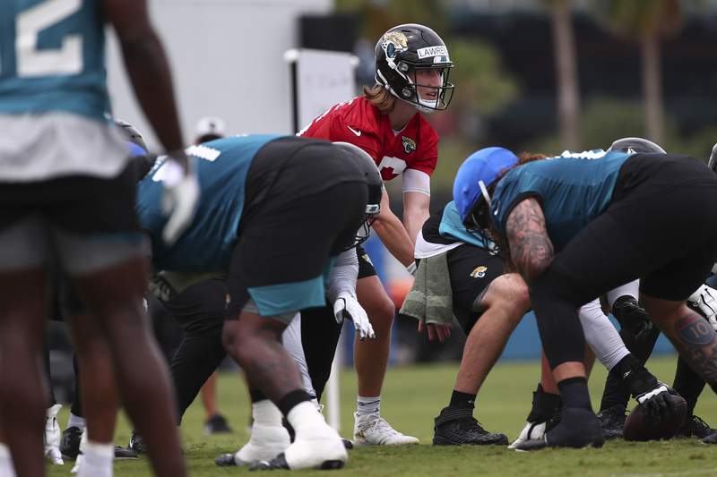 All eyes on Trevor Lawrence as Jaguars OTAs continue