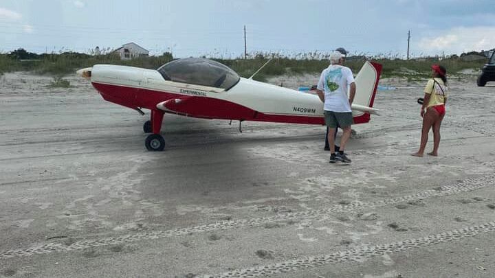 Small plane with engine trouble lands on Fernandina Beach